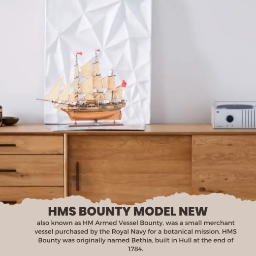 HMS Bounty New Tall Ship Model - A Historical Masterpiece