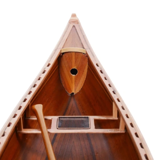 Canoe Model - A Masterpiece of Wooden Boat Craftsmanship