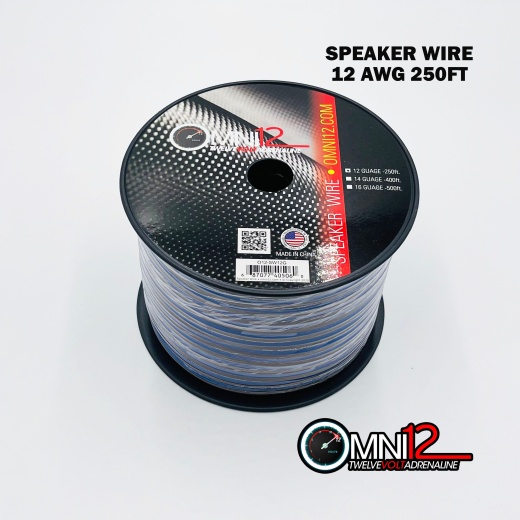 Omn12 Speaker Wire 12G 250Ft - High-Quality Car Audio Wire