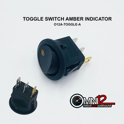 Omni12 Toggle Switch Amber Indicator