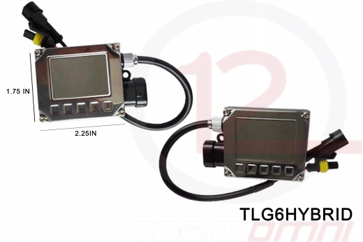 35W Ultra-Slim Dc Motorcycle Hid Ballasts Pair - Omni12