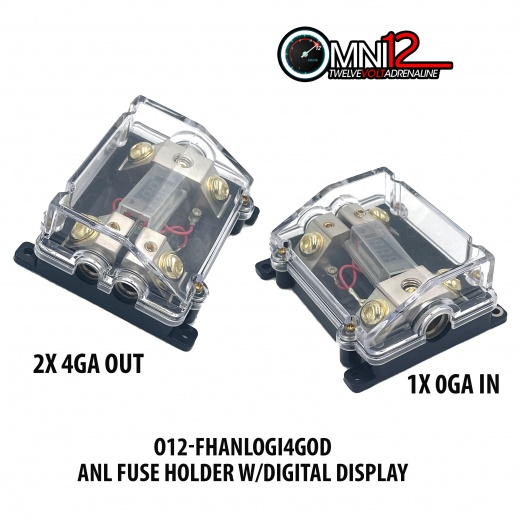 ANL Fuse Holder with Digital Display by Omni12 - Secure and Reliable