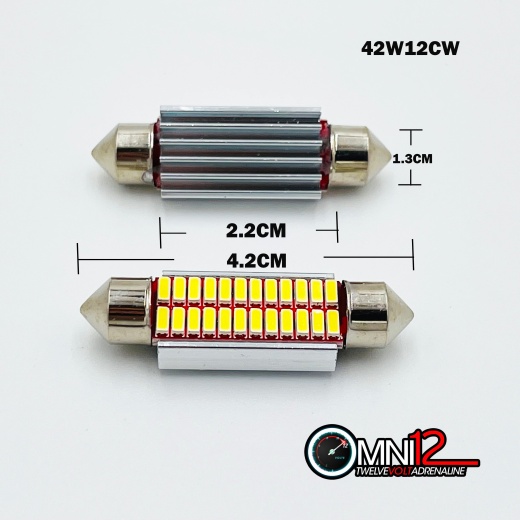 Omni12 20 Pairs 42W12CW LED Car Bulb