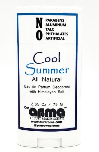 Aroma Cool Summer 2.65 Oz All-Natural Deodorant
