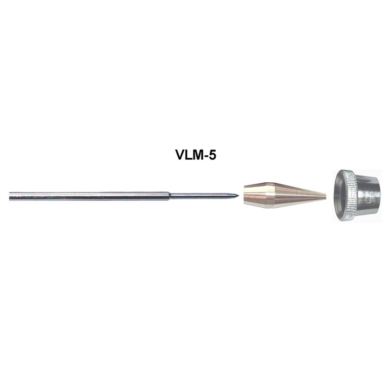 Paasche VLM-5 Tip, Needle and Aircap: size 5