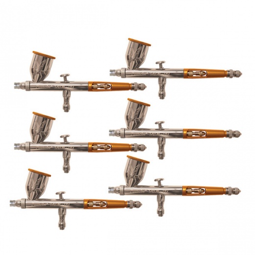 Talon Six Pack With Medium Head (0.38 Mm) Airbrush