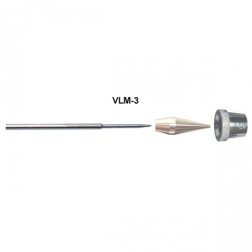 Tip, Needle and Aircap for Old Style Size 3 - Unparalleled Airbrush Performance