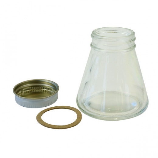3 Oz./88Cc Plain Jar, Cover & Gasket - Best Airbrush Bottle for Artists