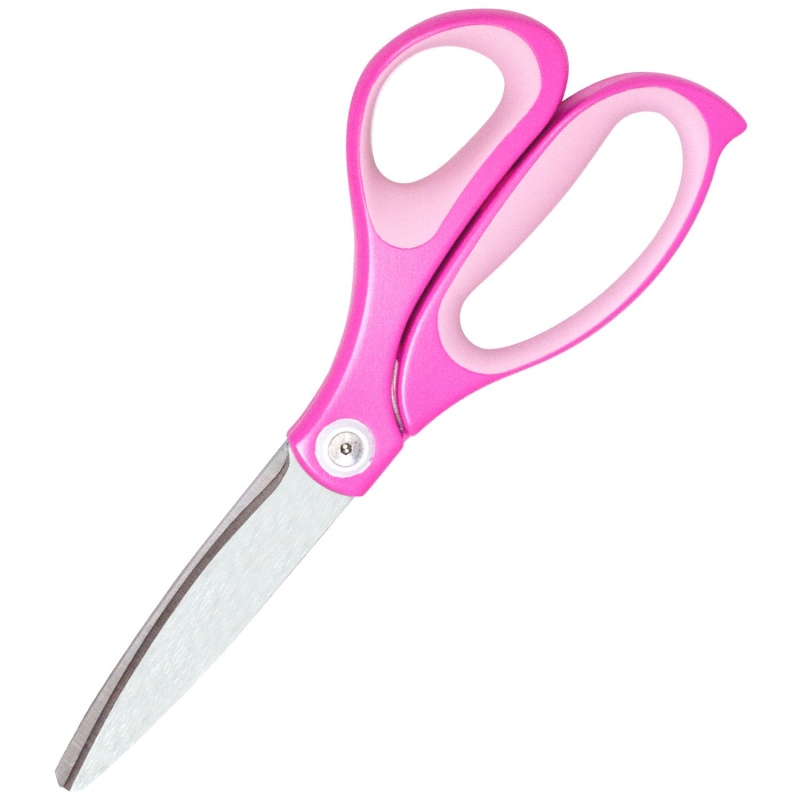 Large Curved Blade Scissors Pink