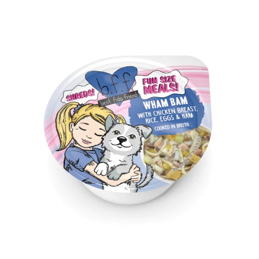 Bff Dog Wham Bam Chicken Rice Egg & Ham Cup 2.7Oz