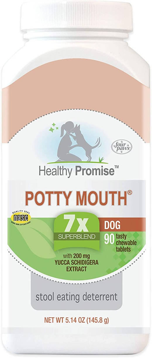 Four Paws Healthy Promise Potty Mouth Tablets - 1Ea-90 Ct