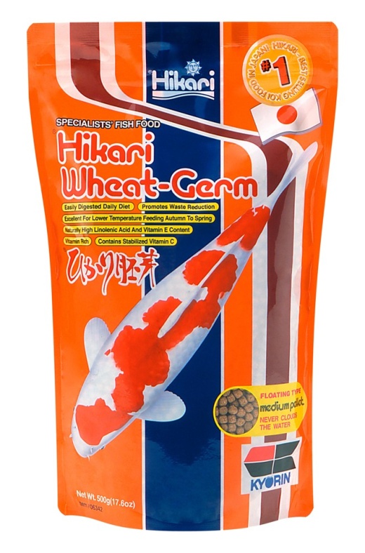 Hikari Usa Wheat-Germ Floating Pellet Fish Food For Koi, Goldfish And Other Pond Fishes
