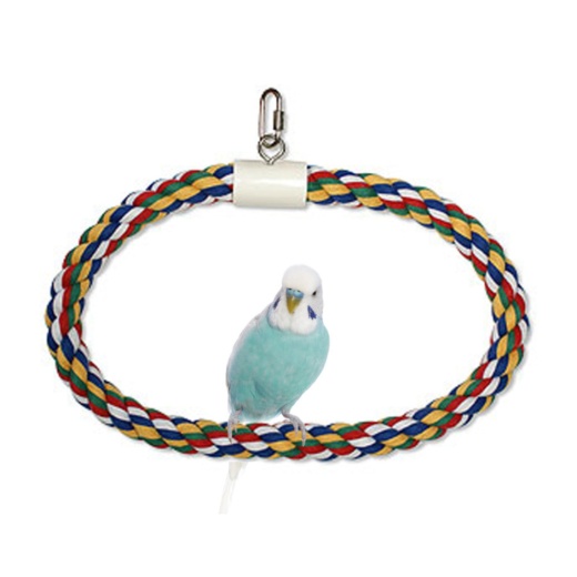 JW Pet Swing N Perch Ring Multi-Color Large
