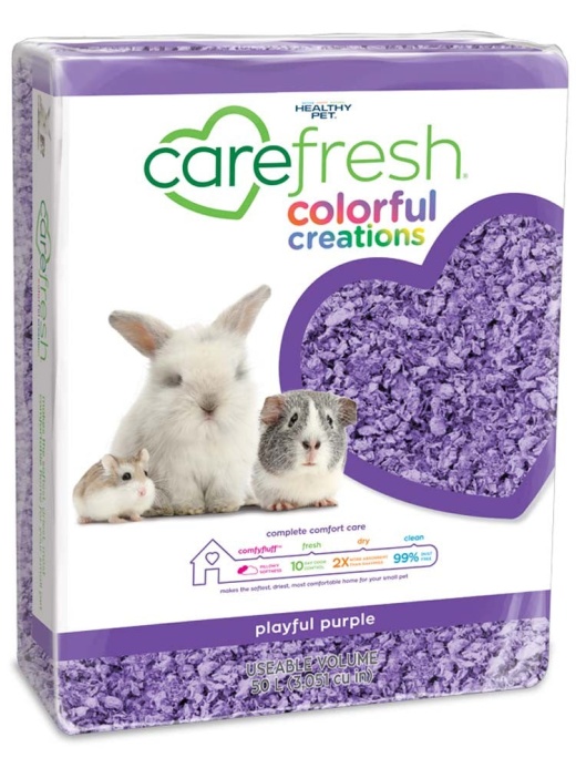 Carefresh Colorful Creations Small Animal Bedding Playful Purple 50L