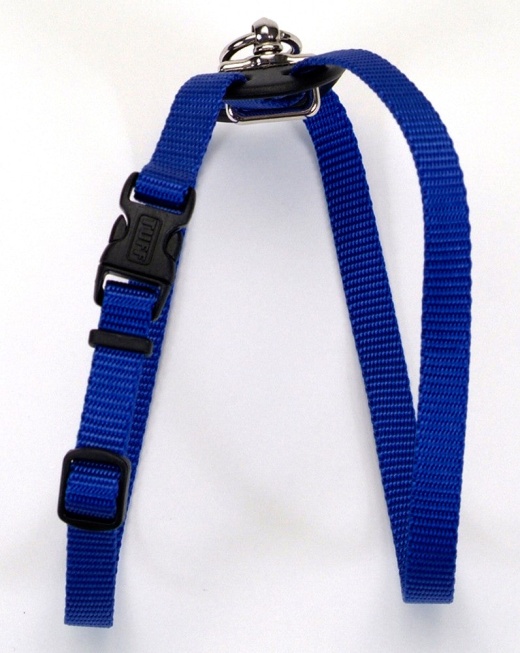 Size Right Adjustable Nylon Dog Harness - Blue 1Ea/Sm
