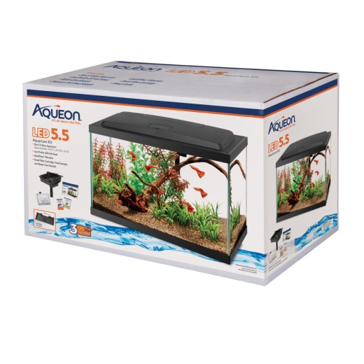 Aqueon Aquarium Starter Kit With LED Lighting 1Ea/5.5