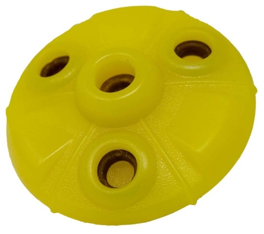 Starmark Flex Grip Treat Ringer Ufo Yellow 1Ea/Md