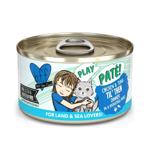 Bff Cat Play Chicken And Tuna Til Then Dinner 2.8Oz. (Case Of 12)