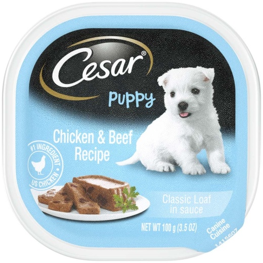 Cesar Puppy Chicken And Beef Wet Dog Food 24Ea-3.5 Oz; 24 Pk