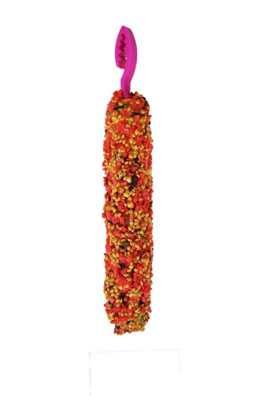 A And E Cages Smakers Snack Strawberry Treat Stick For Parakeets 3.17 Oz 2 Count