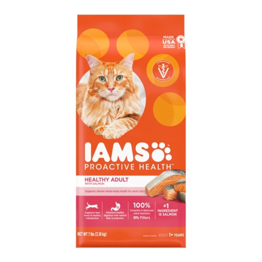 Iams Proactive Health Adult Salmon And Tuna Dry Cat Food 7 Lb