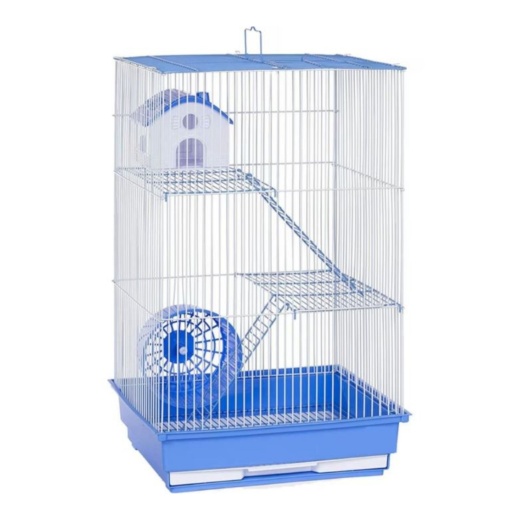 A&E Cages Nibbles Hamster Gerbil Cage Tall 3Level: 4Ea/14In X 11In X 22 In: 4 Pk