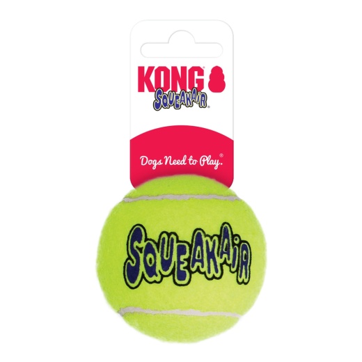 Kong Air Dog Squeaker Tennis Ball Dog Toy 1Ea/Md