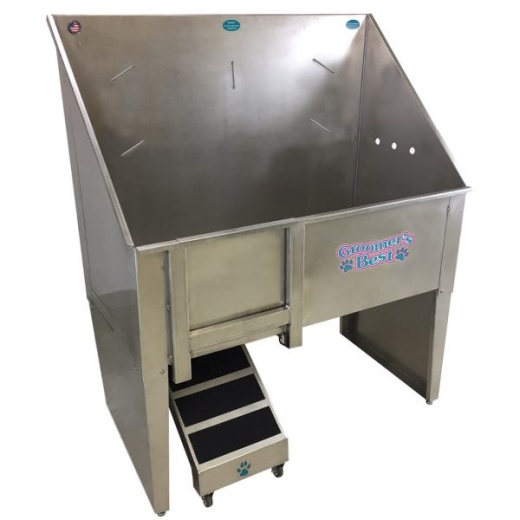 Groomer's Best Walk-Through Stainless Steel Dog Grooming Tubs