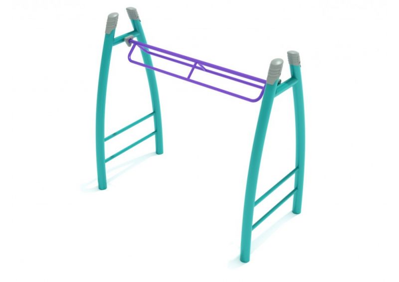Curved Post Overhead Parallel Bar Climber