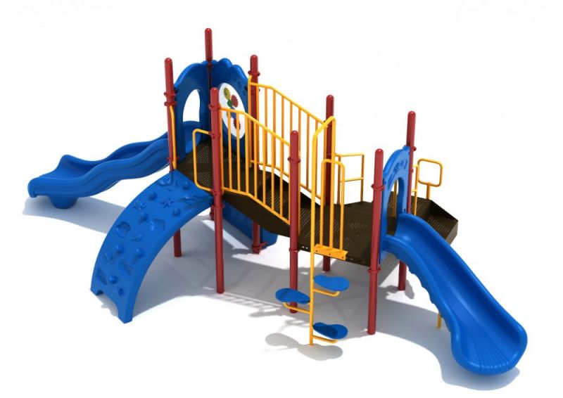 Grand Cove Playground Structure with Interactive Games, Slides and Climbers
