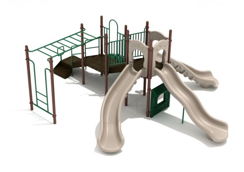 Montauk Downs Playground Structure with Interactive Games, Slides and Climbers