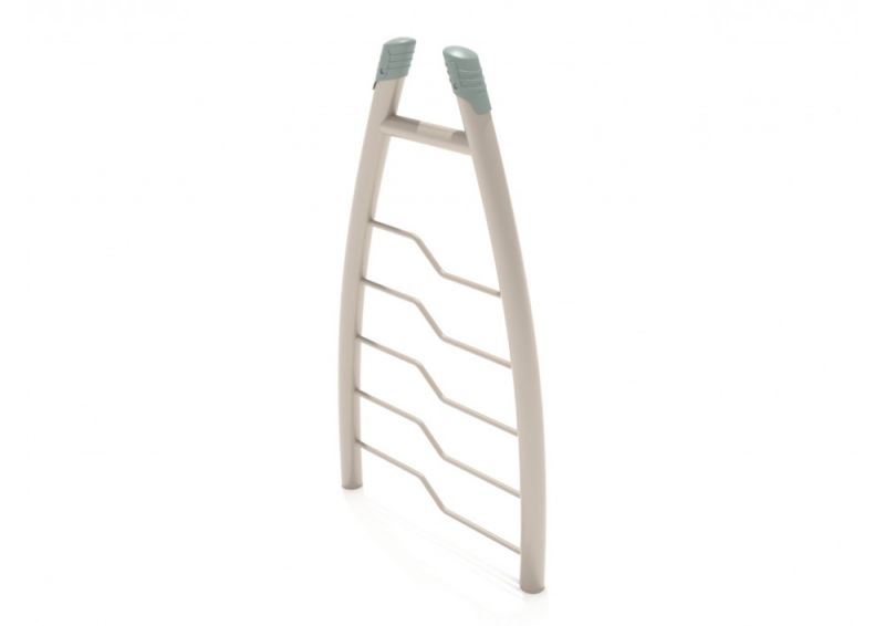 Curved Post Bent Rung Vertical Ladder