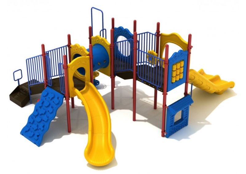 Rose Creek Playground Structure with Interactive Games, Slides and Climbers