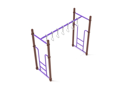 Straight Swinging Ring Ladder - Climbing Adventure for Kids