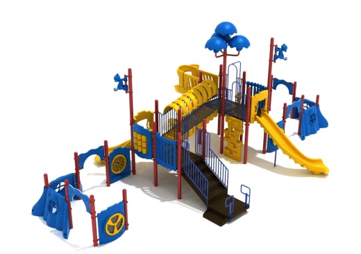 Lounging Leopard Playground Equipment