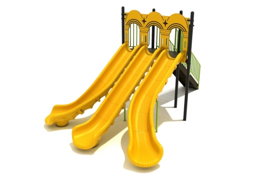 6-Foot Triple Sectional Split Slide - Fun and Safety Combined