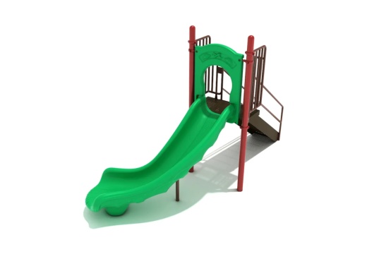 4 Foot Single Right Turn Slide