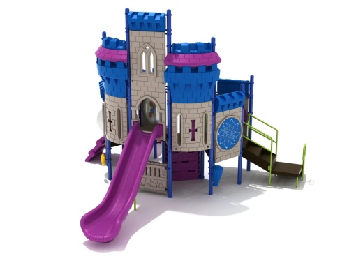Lambkin's Lute: Enchanting Castle-Themed Play Structure for Kids