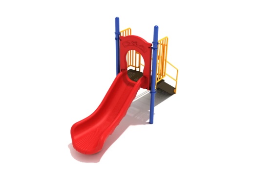 3 Foot Single Straight Slide for Kids
