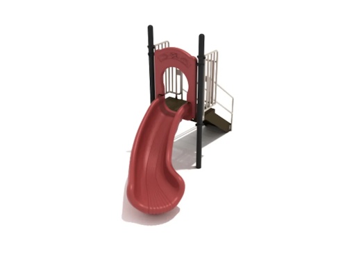 3 Foot Single Left Turn Slide - The Ultimate Playground Experience