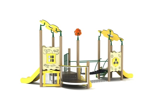 Gray Beech Canopy Quest Play Structure, Stainless Steel