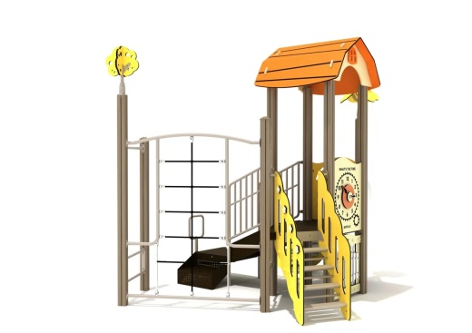 California Palm Canopy Quest Play Structure, Stainless Steel