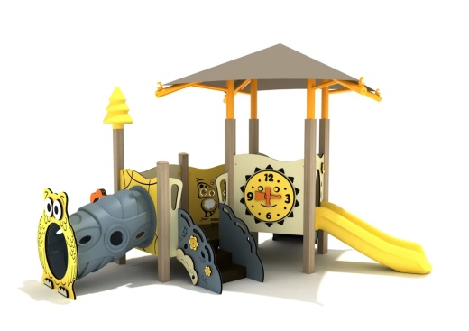 Periwinkle Canopy Mini Play Structure, Saltguard