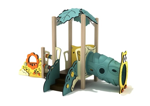 Banana Shrub Canopy Mini Play Structure, Saltguard