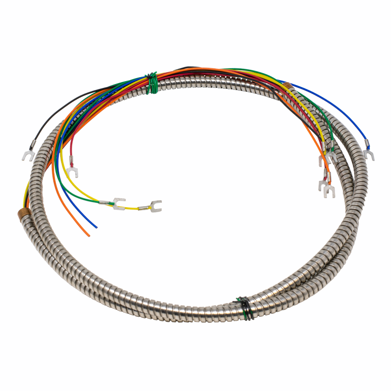 3' 6 Conductor Armored Handset Cord