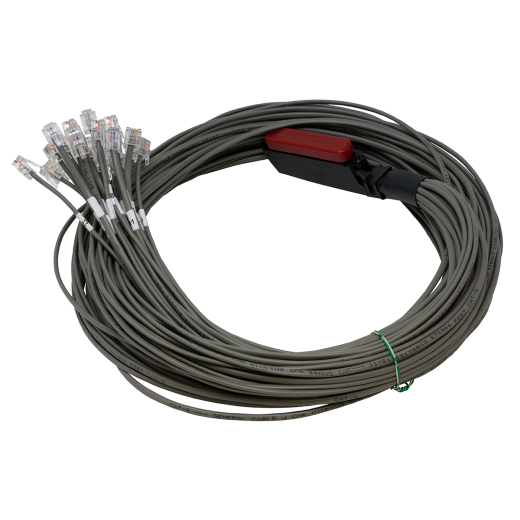 Qwik 6' 25X2 Octopus Cable With Female Amp