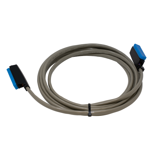 25Pp15 15' 25 Pair Cat3 Pvc Cable Male 90 To Male 90 Amp Connectors