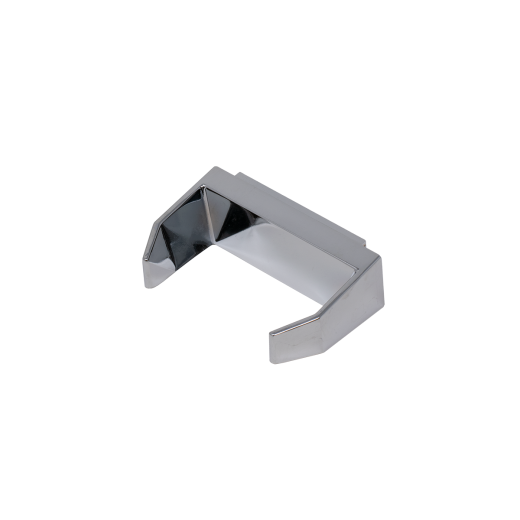 Chrome Handset Hanger No Bracket - Mounts from the Back