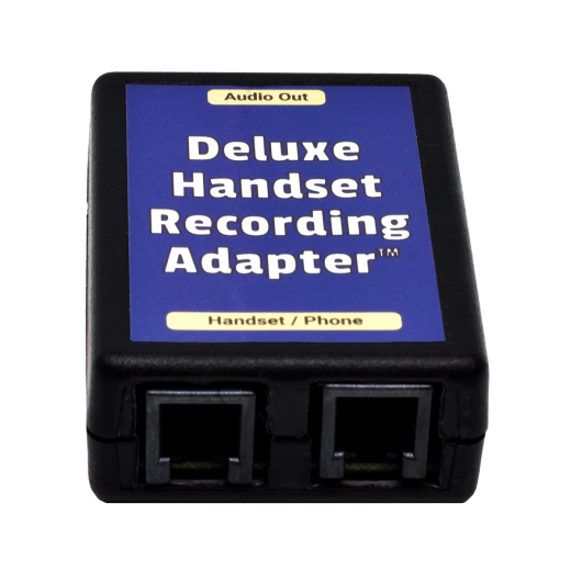 Deluxe Handset Recording Adapter - Record Phone Conversations with Ease