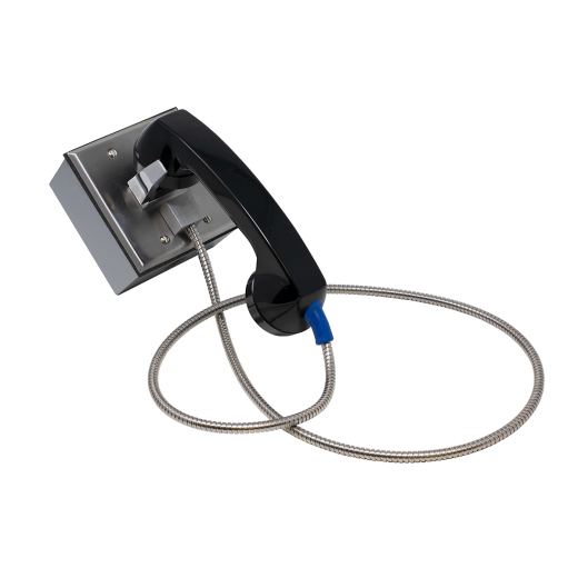 Outdoor Rated Telephone with Chrome Hookswitch
